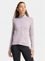 Adidas Polar Terrex Multi IQ3747 Fioletowy Slim Fit. Fioletowe bluzy sportowe damskie Adidas, s, bez wzorów, z polaru, bez kaptura. Za 339.99 zł.
