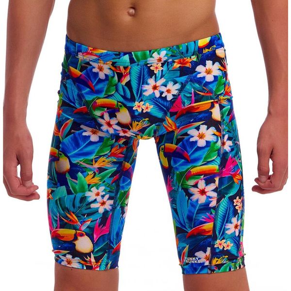 Spodenki FUNKY TRUNKS Birdie Wordie - jammery chłopięce. Kąpielówki dla chłopców FUNKY TRUNKS, bez wzorów. Za 199.00 zł.