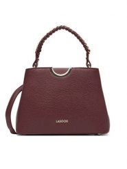 Lasocki Torebka MLS-E-056-05 Bordowy. Czerwone torebki do ręki damskie Lasocki, bez wzorów, z materiału, bez dodatków. Za 179.99 zł.