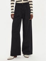 Levi's® Spodnie materiałowe A7535-0003 Czarny Wide Leg. Czarne spodnie materiałowe damskie s, bez wzorów, z bawełny. Za 369.99 zł.