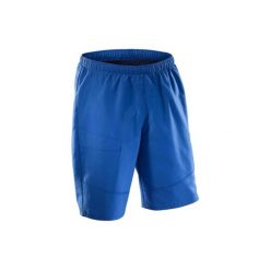 Szorty na rower MTB ST 100 męskie. Niebieskie szorty męskie ROCKRIDER, m, bez wzorów, z bawełny. W wyprzedaży za 29.99 zł.