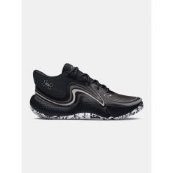 Buty do koszykówki Under Armour Spawn 6 Mid. Czarne buty sportowe męskie Under Armour, bez zapięcia, do koszykówki. Za 379.99 zł.