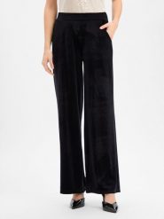 More & More Aksamitne spodnie Kobiety czarny jednolity, 34. Czarne spodnie materiałowe damskie More & More, s, bez wzorów, z materiału. Za 329.95 zł.