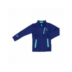 Bluza dziewczęca z polaru Peak Mountain Gaynur. Niebieskie bluzy dla dziewczynek Peak Mountain, na zimę, bez wzorów, z polaru, bez ramiączek, bez kaptura. W wyprzedaży za 155.00 zł.