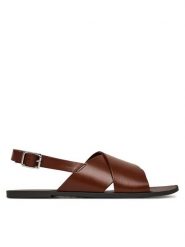 Vagabond Shoemakers Sandały Tia 2.0 5931-001-27 Brązowy. Brązowe sandały damskie Vagabond Shoemakers, bez wzorów, ze skóry, bez obcasa, na płaskiej podeszwie, bez zapięcia. Za 259.99 zł.