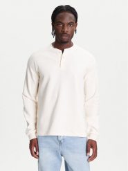 Adidas Longsleeve Trefoil Essentials JX2757 Écru Loose Fit. Bluzki z długim rękawem męskie Adidas, m, bez wzorów, z bawełny, bez kołnierzyka. Za 149.99 zł.