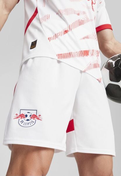 Męskie szorty RB Leipzig PUMA White For All Time Red. Białe szorty męskie Puma, l, bez wzorów, z materiału, klasyczne. Za 188.50 zł.