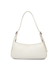 Calvin Klein Torebka Emblem Aop Small Shoulder Bag LV04F3324G Écru. Torebki do ręki damskie Calvin Klein, bez wzorów, ze skóry, bez dodatków. Za 449.99 zł.