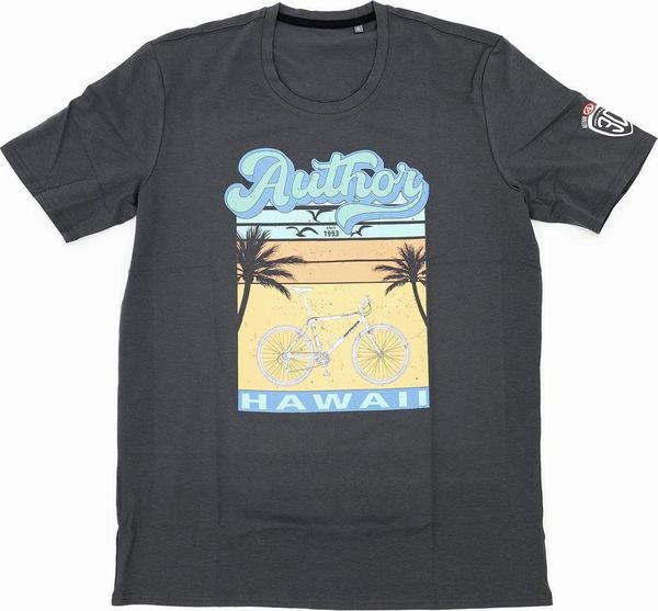 Koszulka t-shirt Author Vintage, szara, rozmiar "XL". Szare t-shirty męskie Author, m, bez wzorów, vintage, bez kołnierzyka. Za 117.49 zł.