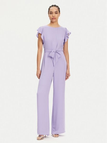 Artigli Kombinezon ACTU001736 Fioletowy Regular Fit. Fioletowe sukienki damskie Artigli, bez wzorów, z syntetyku, bez kołnierzyka, bez ramiączek. Za 479.99 zł.