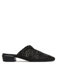 Hispanitas Klapki HV264790 C003 Czarny. Czarne klapki damskie Hispanitas, bez wzorów, z materiału, bez obcasa. Za 549.99 zł.