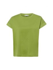 Marie Lund Koszulka Kobiety Bawełna zielony, XS. Zielone t-shirty damskie Marie Lund, uniwersalny, bez wzorów, z bawełny, bez kołnierzyka. Za 99.95 zł.