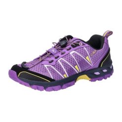 Buty trailowe CMP Altak. Fioletowe obuwie sportowe damskie CMP, bez wzorów, z meshu, do biegania. Za 354.05 zł.