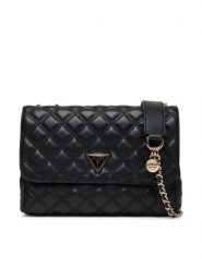 Guess Torebka Giully II HWQG96 73200 Czarny. Czarne torebki do ręki damskie Guess, z aplikacjami, ze skóry, bez dodatków. Za 449.99 zł.