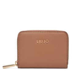 Portfel Liu Jo. Brązowe portfele damskie Liu Jo, bez wzorów. Za 159.99 zł.