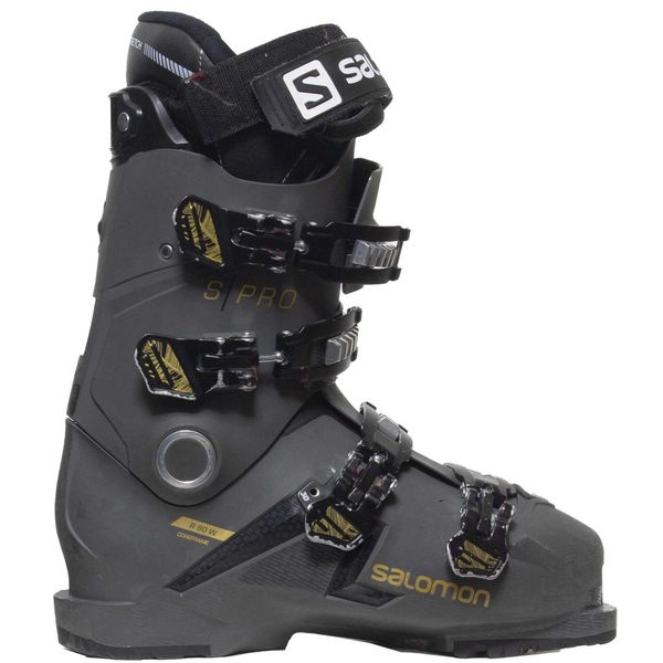 Używane buty narciarskie - SALOMON S Pro R90W, 39 cm, Stan dobry. Obuwie sportowe damskie Salomon, bez wzorów, narciarskie. Za 470.00 zł.