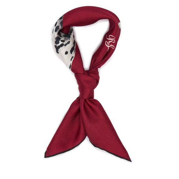 Chusta LAUREN RALPH LAUREN. Czerwone szaliki i chusty damskie Lauren Ralph Lauren, bez wzorów. Za 419.99 zł.