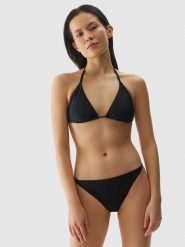 4F Góra od bikini damska - czarna M. Czarne bikini damskie 4f, na lato, m, bez wzorów. W wyprzedaży za 19.99 zł.
