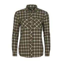 Koszula damska Pinewood Felicia. Zielone koszule damskie Pinewood, l, bez wzorów, casualowe, bez kołnierzyka, bez ramiączek. Za 179.99 zł.