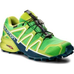 Buty SALOMON - Speedcross 4 Gtx GORE-TEX 398430 27 G0 Classic Green/Lime Green/Poseidon. Zielone buty sportowe męskie marki Salomon, z gore-texu, do biegania, salomon speedcross, gore-tex. W wyprzedaży za 469.00 zł.