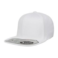 110 Czapka Z Daszkiem Typu Snapback. Białe czapki i kapelusze damskie FLEXFIT, bez wzorów. Za 119.99 zł.