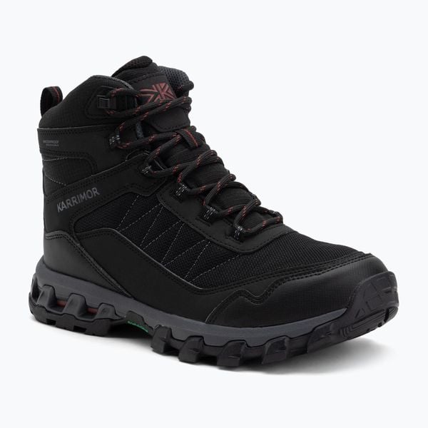 Buty trekkingowe męskie Karrimor Exmoor Mid 2. Czarne trekkingi męskie Karrimor, przed kolano, trekkingowe. Za 379.99 zł.