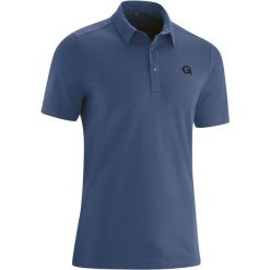 Polo Gonso Almas. Niebieskie koszulki polo męskie Gonso, bez wzorów, eleganckie, bez ramiączek. Za 252.00 zł.