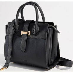 Torebka city bag z ozdobnym zapięciem - Czarny. Torebki do ręki damskie marki Mohito. Za 119.99 zł.
