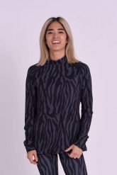 Koszulka termoaktywna - Black Tiger damska. Szare koszulki sportowe damskie OOSC, m, bez wzorów, z polaru, bez kołnierzyka, bez ramiączek, na fitness i siłownię. Za 269.99 zł.