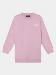 DKNY Sukienka dzianinowa D32887 S Różowy Regular Fit. Czerwone sukienki dla dziewczynek DKNY, bez wzorów, z bawełny, bez ramiączek. Za 199.99 zł.