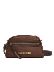 LOVE MOSCHINO Torebka JC4094PP1PLD130A Brązowy. Brązowe listonoszki damskie Love Moschino, bez wzorów, ze skóry, bez dodatków. Za 859.99 zł.