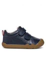 Geox Sneakersy B Steppieup B465WA 00085 C4002 Granatowy. Niebieskie buty sportowe chłopięce Geox, bez wzorów, ze skóry, bez zapięcia. Za 179.99 zł.