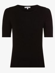 Marie Lund Sweter Kobiety drobna dzianina czarny, XXXL. Czarne swetry damskie Marie Lund, bez wzorów, z dzianiny, bez kołnierzyka, bez ramiączek, krótkie, bez kaptura. Za 159.95 zł.