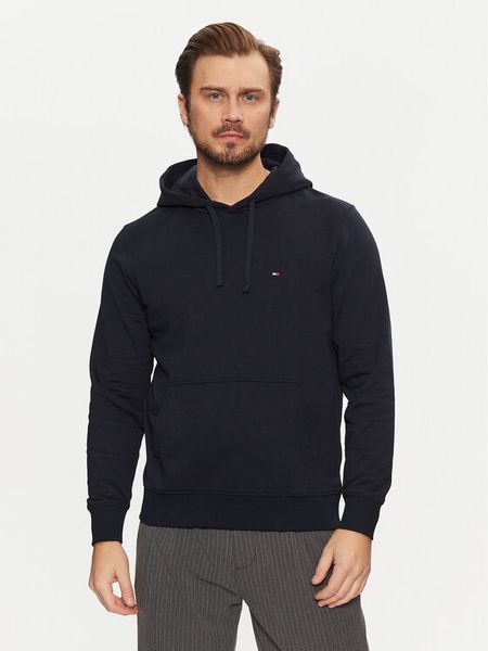 Tommy Hilfiger Bluza Essential MW0MW37235 Granatowy Regular Fit. Niebieskie bluzy męskie Tommy Hilfiger, m, bez wzorów, z bawełny, bez kaptura. Za 309.99 zł.