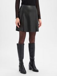 Opus Damska spódnica ze sztucznej skóry - Reana cosmic Kobiety Sztuczna skóra czarny jednolity, 38. Czarne spódnice damskie Opus, bez wzorów, z dzianiny, eleganckie. Za 349.95 zł.