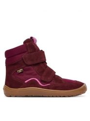 Froddo Kozaki Barefoot Tex Winter Tl G3160247-6T D Bordowy. Czerwone buty zimowe dziewczęce Froddo, bez wzorów, ze skóry, bez zapięcia. Za 449.99 zł.