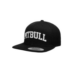 Czapka męska Pitbull Snapback PITBULL. Czarne czapki i kapelusze męskie PITBULL, bez wzorów, sportowe. Za 129.00 zł.
