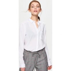 Gładka koszula - Biały. Białe koszule damskie Cropp. Za 59.99 zł.