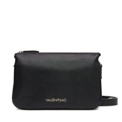 Torebka Valentino. Czarne listonoszki damskie Valentino, bez wzorów, bez dodatków. Za 399.99 zł.