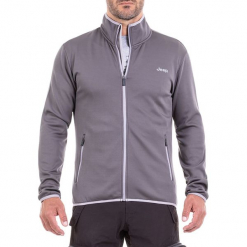Bluza w kolorze ciemnoszarym. Szare bluzy męskie Jeep, z nadrukiem. W wyprzedaży za 114.95 zł.