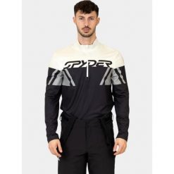 Koszulka Męska Spyder Podium HZ. Białe koszulki sportowe męskie Spyder, na zimę, l, bez wzorów, bez kołnierzyka, bez ramiączek, narciarskie. Za 479.00 zł.