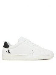 Calvin Klein Sneakersy V3X9-83156-1355 S Biały. Białe buty sportowe chłopięce Calvin Klein, bez wzorów, ze skóry, bez zapięcia. Za 239.99 zł.