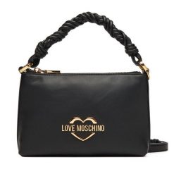 Torebka LOVE MOSCHINO. Czarne torebki do ręki damskie Love Moschino, bez wzorów, klasyczne, bez dodatków. Za 479.99 zł.