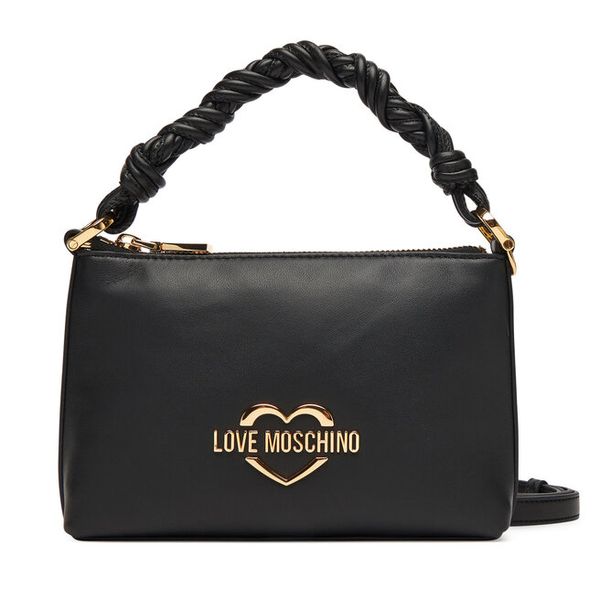 Torebka LOVE MOSCHINO. Czarne torebki do ręki damskie Love Moschino, bez wzorów, klasyczne, bez dodatków. Za 479.99 zł.