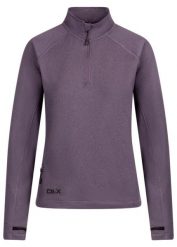 DLX Theresa damska bluza 1/2 zip Wisteria Marl. Fioletowe bluzy damskie DLX, xl, bez wzorów, bez kaptura. Za 136.15 zł.