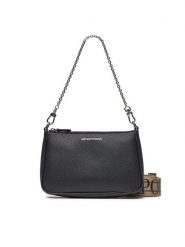 Emporio Armani Torebka EW000540 AF12103 MC056 Czarny. Czarne torebki do ręki damskie Emporio Armani, bez wzorów, ze skóry, bez dodatków. Za 799.99 zł.