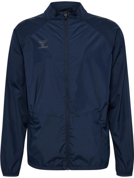 Kurtka wodoodporna Hummel Pro. Niebieskie kurtki damskie Hummel, xl, bez wzorów, z materiału, bez kaptura, do piłki ręcznej. Za 301.95 zł.