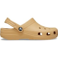 Crocs Clásico Zueco. Brązowe skarpety damskie Crocs, bez wzorów. Za 212.75 zł.