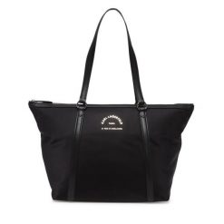 Torebka KARL LAGERFELD. Czarne torebki do ręki damskie KARL LAGERFELD, bez wzorów, bez dodatków. Za 529.99 zł.