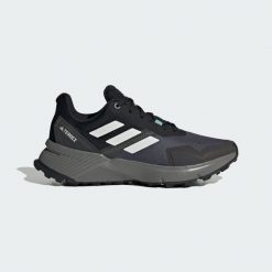 Buty Terrex Soulstride Trail Running. Białe obuwie sportowe damskie Adidas, bez wzorów, z materiału, do biegania. Za 431.40 zł.